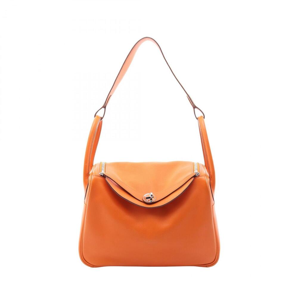 Hermes Lindy 30 Shoulder Bag/Handbag, Veau Swift Leather, Women's, Orange